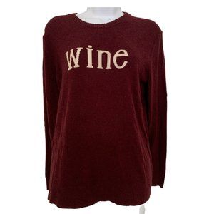 Saks Fifth Avenue Wine Sweater